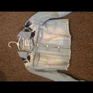 Embellished Jean jacket